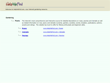 Tablet Screenshot of helpmefind.com